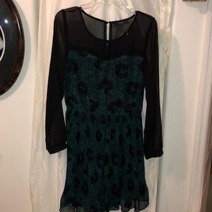 Dress with a lil ruffles.